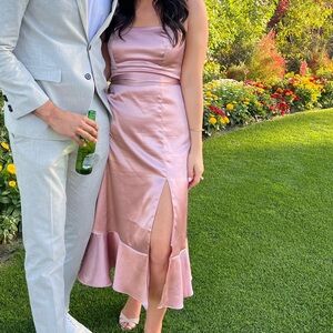 Birdy grey EUGENIA CONVERTIBLE MIDI DRESS